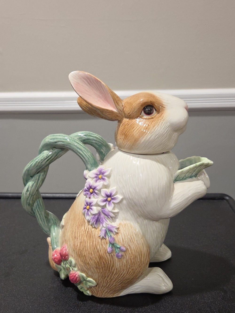 Botanical Bunny Teapot W/Lid By Flitz And Floyd